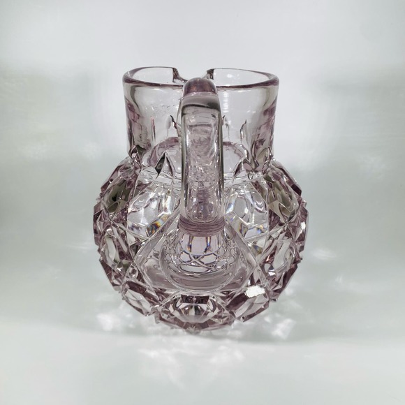 Antique Duncan and Miller Beveled Button Circa 1890  Water Pitcher - Picture 5 of 9